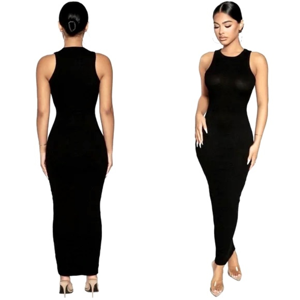 Naked Wardrobe Sleeveless Maxi Dress